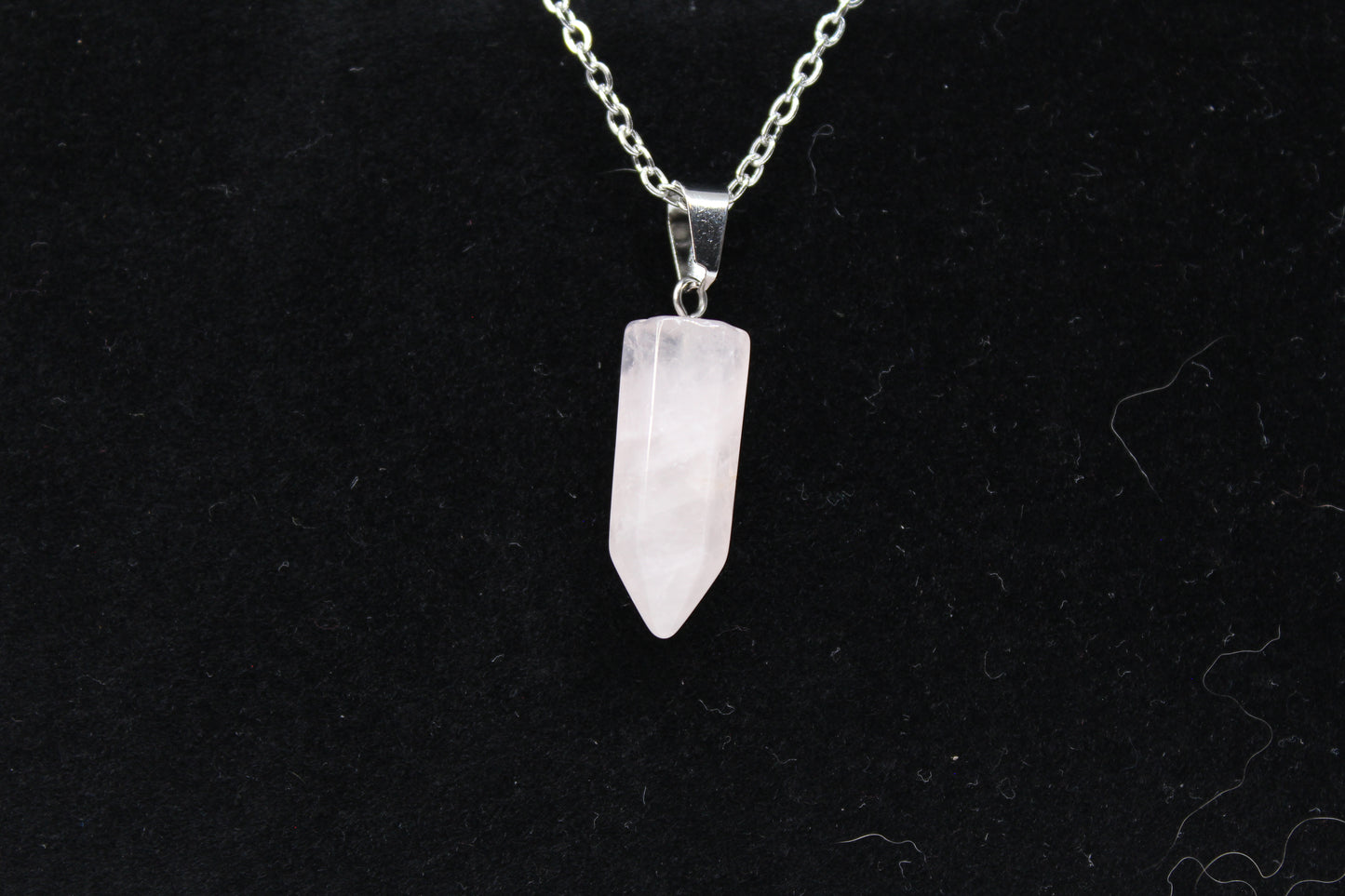 Rose Quartz & Silver Star Jewelry Set