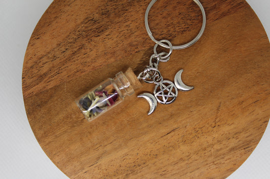 Mini Spell Jar Keyrings