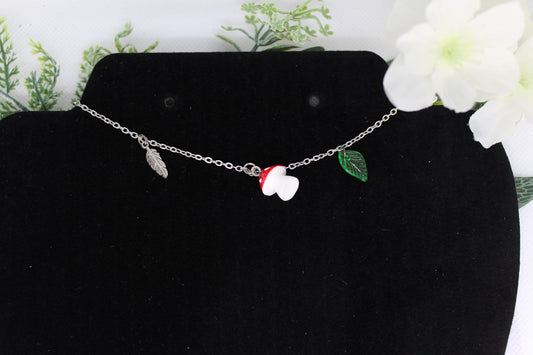 Cottagecore Mushroom Necklace