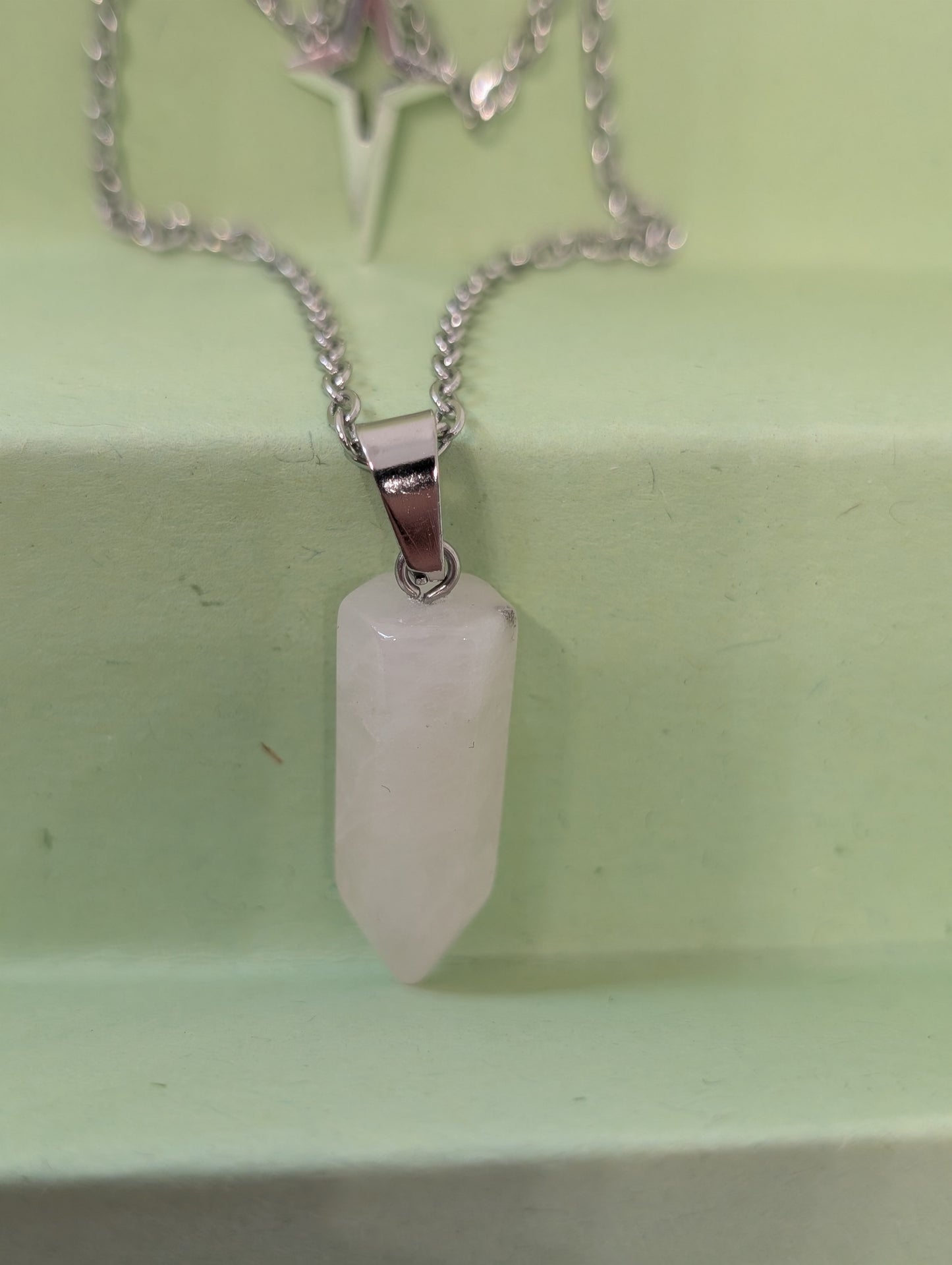 Rose Quartz & Silver Star Jewelry Set