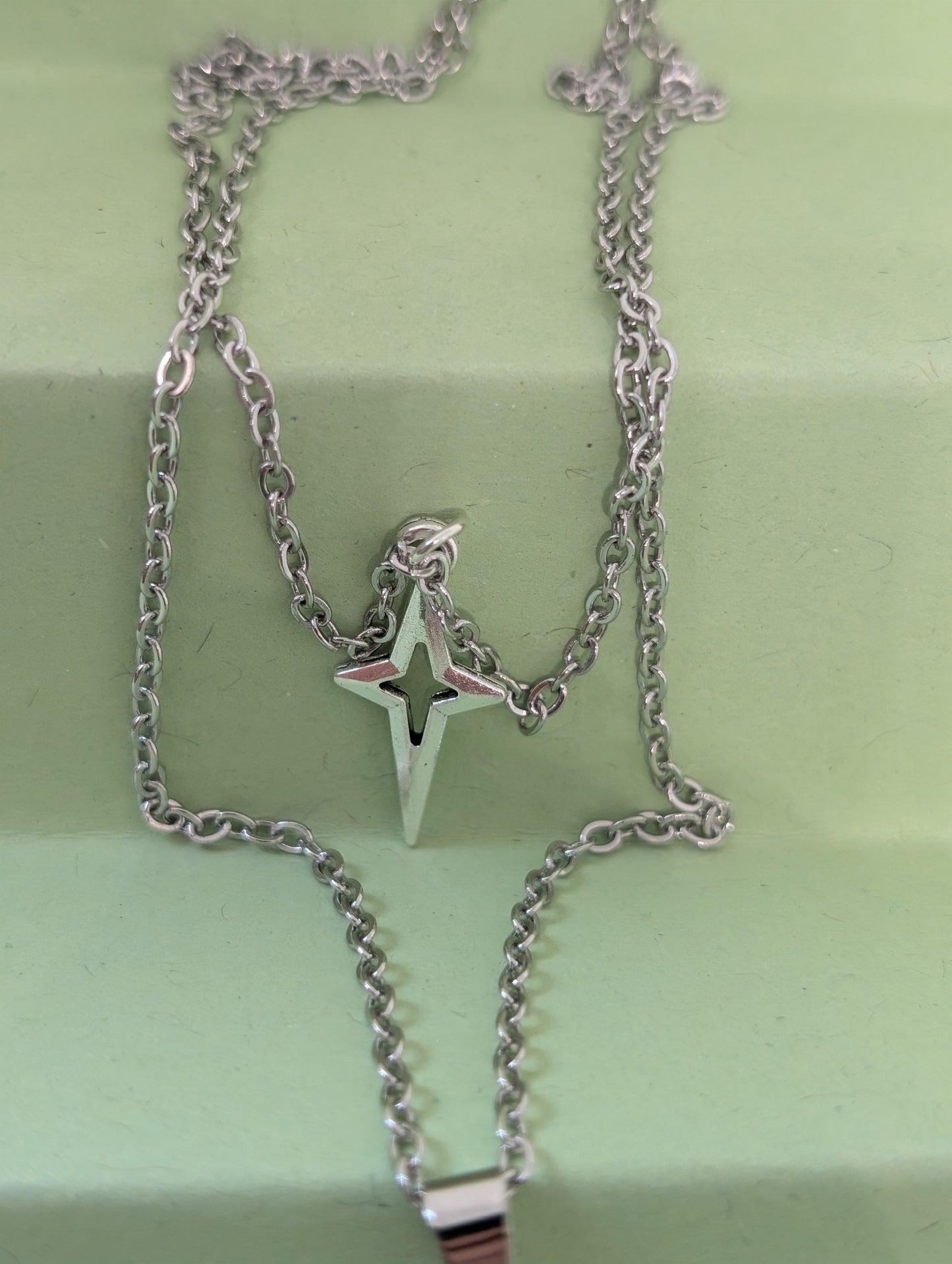 Rose Quartz & Silver Star Jewelry Set