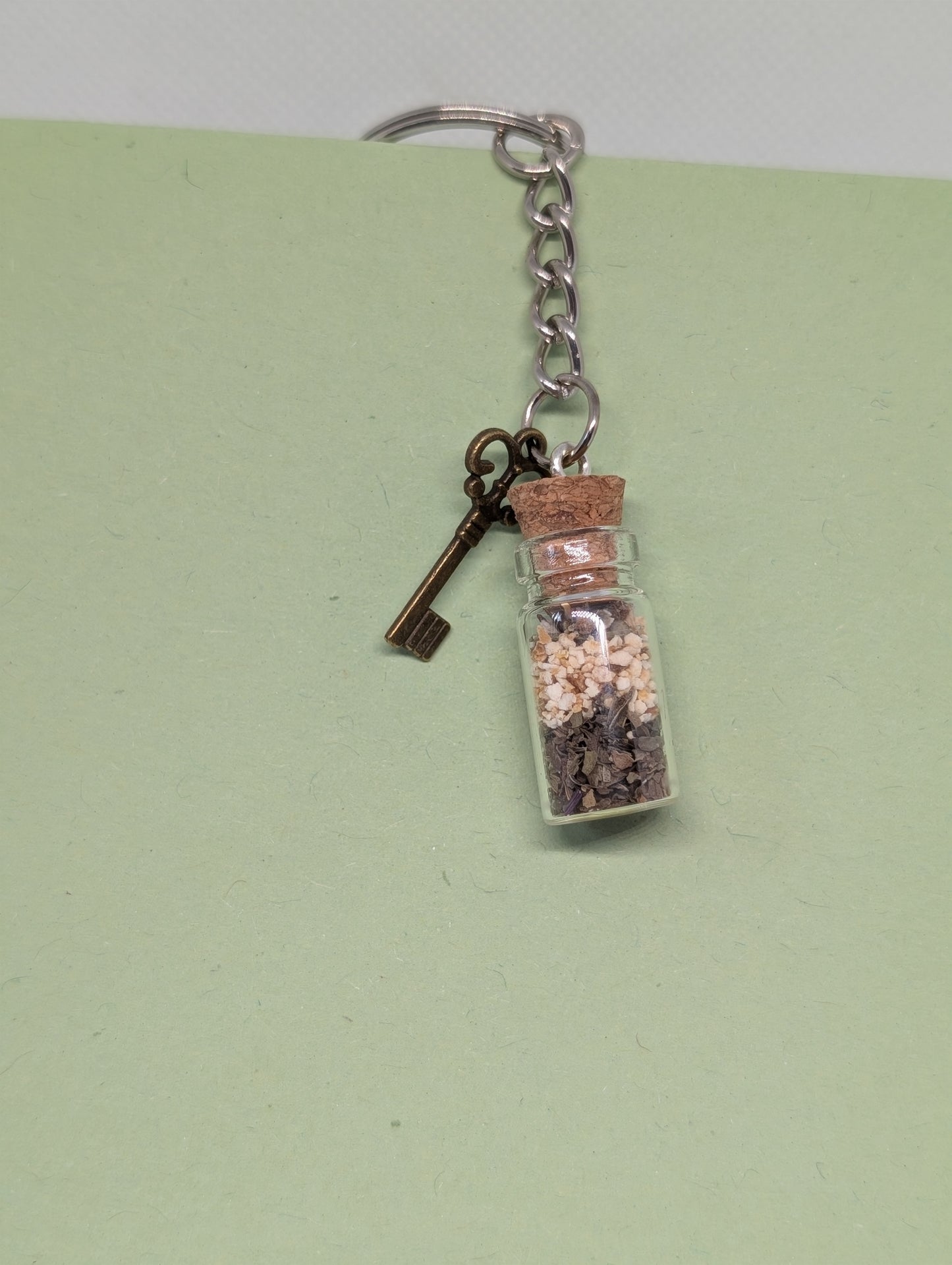 Safe Travels Mini Spell Jar Keyring