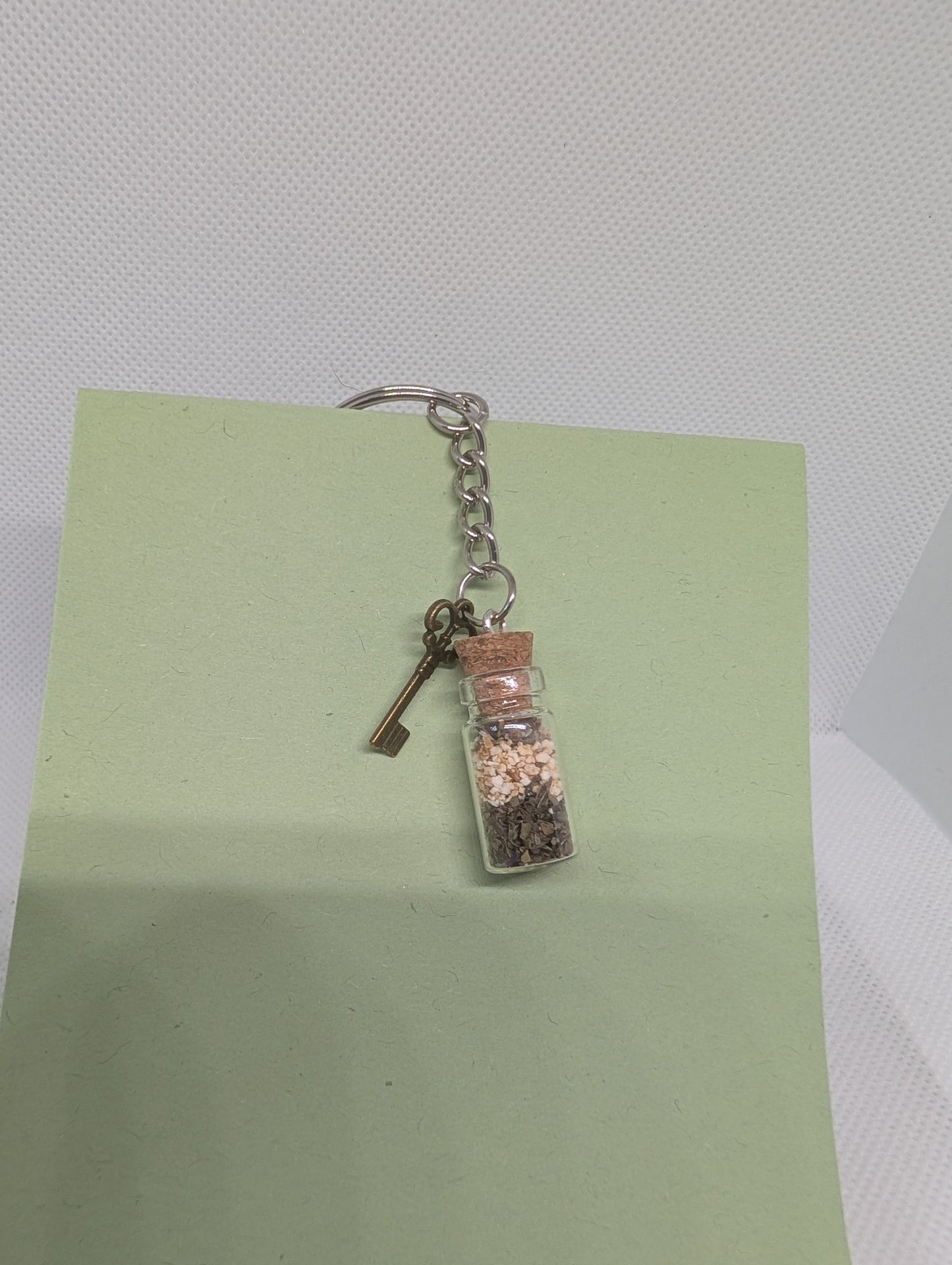 Safe Travels Mini Spell Jar Keyring